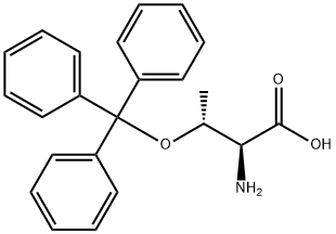 L-Threonine, O-(triphenylmethyl)- Structural