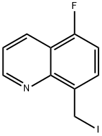 Quinoline, 5-fluoro-8-(iodomethyl)- Structural
