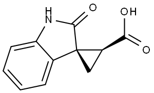 Racemic-(1R,2S)-2'-Oxospiro[Cyclopropane-1,3'-Indoline]-2-Carboxylic Acid Structural