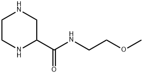 N-(2-methoxyethyl)piperazine-2-carboxamide Structural