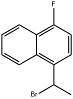 Naphthalene, 1-(1-bromoethyl)-4-fluoro- Structural