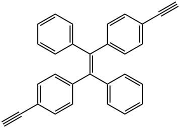 Benzene, 1,1'-[(1E)-1,2-diphenyl-1,2-ethenediyl]bis[4-ethynyl- Structural