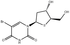 Uridine, 5-bromo-2'-deoxy-4'-thio- (9CI) Structural