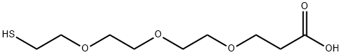 Thiol-PEG3-acid Structural