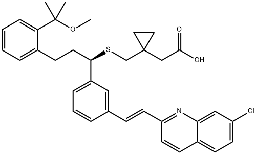 Montelukast Methyl Ether Structural