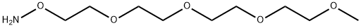 O-(2,5,8,11-tetraoxatridecan-13-yl)hydroxylamine Structural