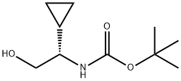 Carbamic acid, N-[(1S)-1-cyclopropyl-2-hydroxyethyl]-, 1,1-dimethylethyl ester