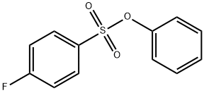 Benzenesulfonic acid, 4-fluoro-, phenyl ester Structural