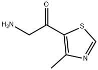 Ethanone, 2-amino-1-(4-methyl-5-thiazolyl)- Structural