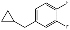 Benzene, 4-(cyclopropylmethyl)-1,2-difluoro- Structural
