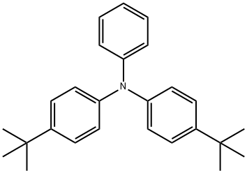 Benzenamine, 4-(1,1-dimethylethyl)-N-[4-(1,1-dimethylethyl)phenyl]-N-phenyl- Structural
