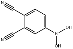 Boronic acid, B-(3,4-dicyanophenyl)- Structural