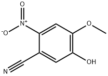 Benzonitrile, 5-hydroxy-4-methoxy-2-nitro- Structural