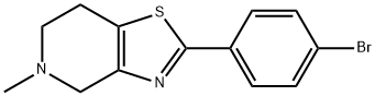 Thiazolo[4,5-c]pyridine, 2-(4-bromophenyl)-4,5,6,7-tetrahydro-5-methyl- Structural