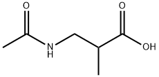 Propanoic acid, 3-(acetylamino)-2-methyl- Structural