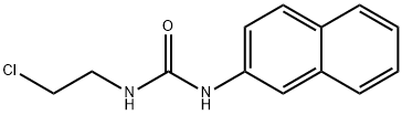 Urea, N-(2-chloroethyl)-N'-2-naphthalenyl- Structural
