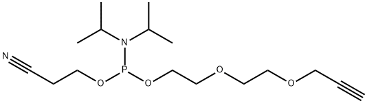 Propargyl-PEG3-1-O-(b-cyanoethyl-N,N-diisopropyl)phosphoramidite