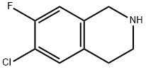 Isoquinoline, 6-chloro-7-fluoro-1,2,3,4-tetrahydro- Structural