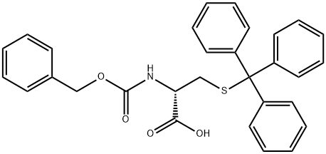 Z-D-Cys(Trt)-OH Structural
