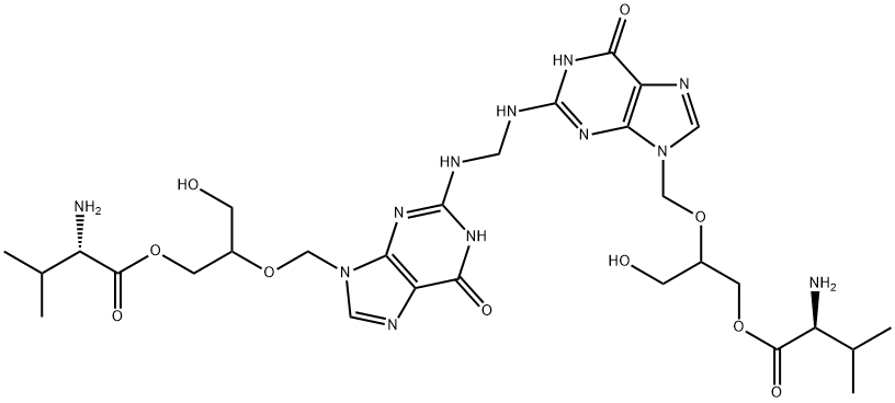 Valganciclovir Dimer Stereoisomer A, B, C Structural