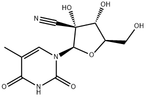 Uridine, 2'-C-cyano-5-methyl- (9CI) Structural