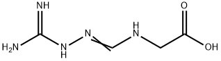 Glycine, N-[[(aminoiminomethyl)amino]iminomethyl]- Structural