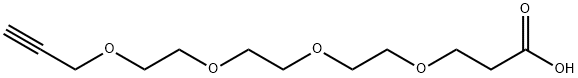 Propargyl-PEG4-acid Structural