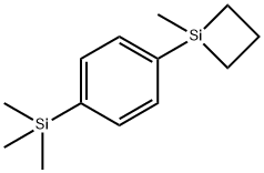 Silacyclobutane, 1-methyl-1-[4-(trimethylsilyl)phenyl]- Structural
