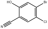Benzonitrile, 4-bromo-5-chloro-2-hydroxy- Structural