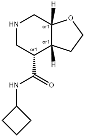 Rel-(3As,4R,7As)-N-Cyclobutyloctahydrofuro[2,3-C]Pyridine-4-Carboxamide Structural