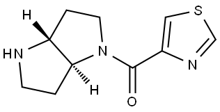rel-((3aR,6aS)-hexahydropyrrolo[3,2-b]pyrrol-1(2H)-yl)(thiazol-4-yl)methanone Structural