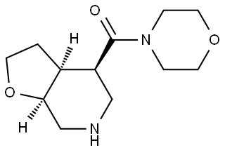 Rel-Morpholino((3As,4R,7As)-Octahydrofuro[2,3-C]Pyridin-4-Yl)Methanone Structural