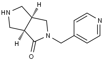 Rel-(3As,6Ar)-2-(Pyridin-4-Ylmethyl)Hexahydropyrrolo[3,4-C]Pyrrol-1(2H)-One Structural