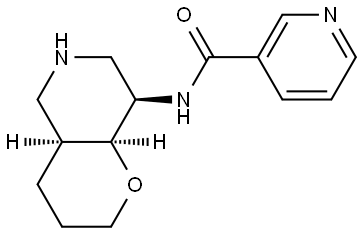 rel-N-((4aS,8R,8aS)-octahydro-2H-pyrano[3,2-c]pyridin-8-yl)nicotinamide Structural