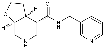 Rel-(3As,4S,7As)-N-(Pyridin-3-Ylmethyl)Octahydrofuro[2,3-C]Pyridine-4-Carboxamide Structural