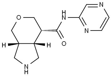 Rel-(3Ar,7R,7Ar)-N-(Pyrazin-2-Yl)Octahydropyrano[4,3-C]Pyrrole-7-Carboxamide Structural