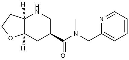Rel-(3Ar,6S,7Ar)-N-Methyl-N-(Pyridin-2-Ylmethyl)Octahydrofuro[3,2-B]Pyridine-6-Carboxamide Structural