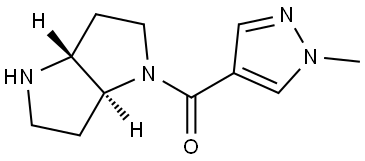 Rel-((3Ar,6As)-Hexahydropyrrolo[3,2-B]Pyrrol-1(2H)-Yl)(1-Methyl-1H-Pyrazol-4-Yl)Methanone Structural