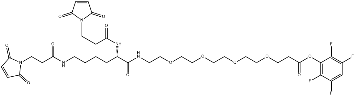 Bis-Mal-Lysine-PEG4-TFP ester