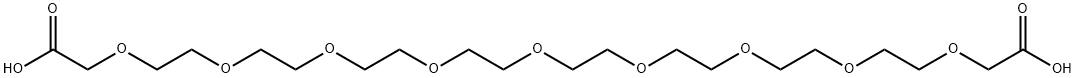 HOOCCH2O-PEG8-CH2COOH Structural