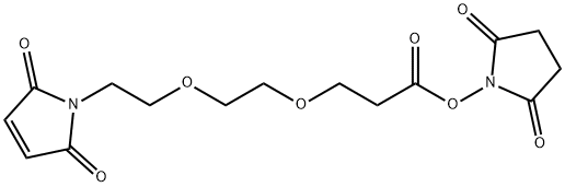 Mal-PEG2-NHS ester Structural