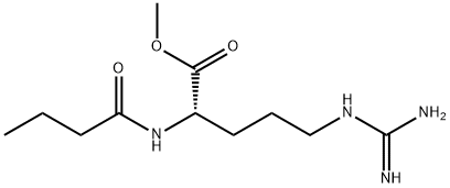 L-Arginine, N2-(1-oxobutyl)-, methyl ester Structural