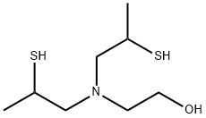 Ethanol, 2-[bis(2-mercaptopropyl)amino]- Structural