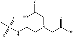 Glycine, N-(carboxymethyl)-N-[2-[(methylsulfonyl)amino]ethyl]- Structural