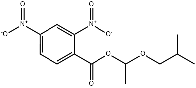 Ethanol, 1-(2-methylpropoxy)-, 1-(2,4-dinitrobenzoate) Structural
