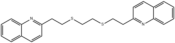 Quinoline, 2,2'-[1,2-ethanediylbis(thio-2,1-ethanediyl)]bis- (9CI) Structural
