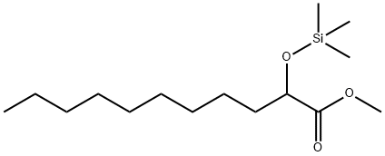 Undecanoic acid, 2-[(trimethylsilyl)oxy]-, methyl ester Structural