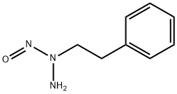 Hydrazine, 1-nitroso-1-(2-phenylethyl)- Structural