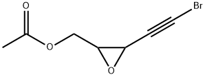 Oxiranemethanol, 3-(bromoethynyl)-, acetate (9CI) Structural