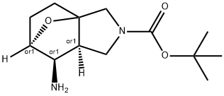 Racemic-(3aS,6R,7R,7aS)-tert-butyl 7-aminohexahydro-3a,6-epoxyisoindole-2(3H)-carboxylate(WX125294) Structural